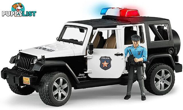 Bruder Police Jeep Wrangler Unlimited Rubicon Including Policeman Zi24002526 - 4001702025267