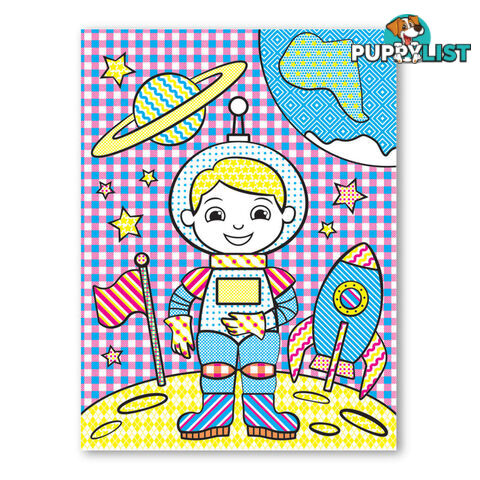 Melissa & Doug - My First Paint With Water Kids' Art Pad With Paintbrush - Pirates Space Construction And More - Mdmnd3184 - 000772031844