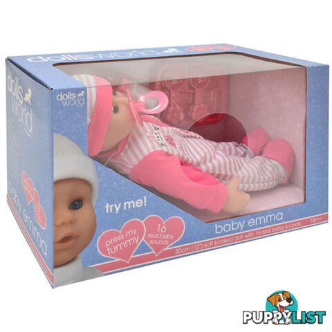 DollsWorld - Baby Emma 30cm Art64102 - 5018621602607