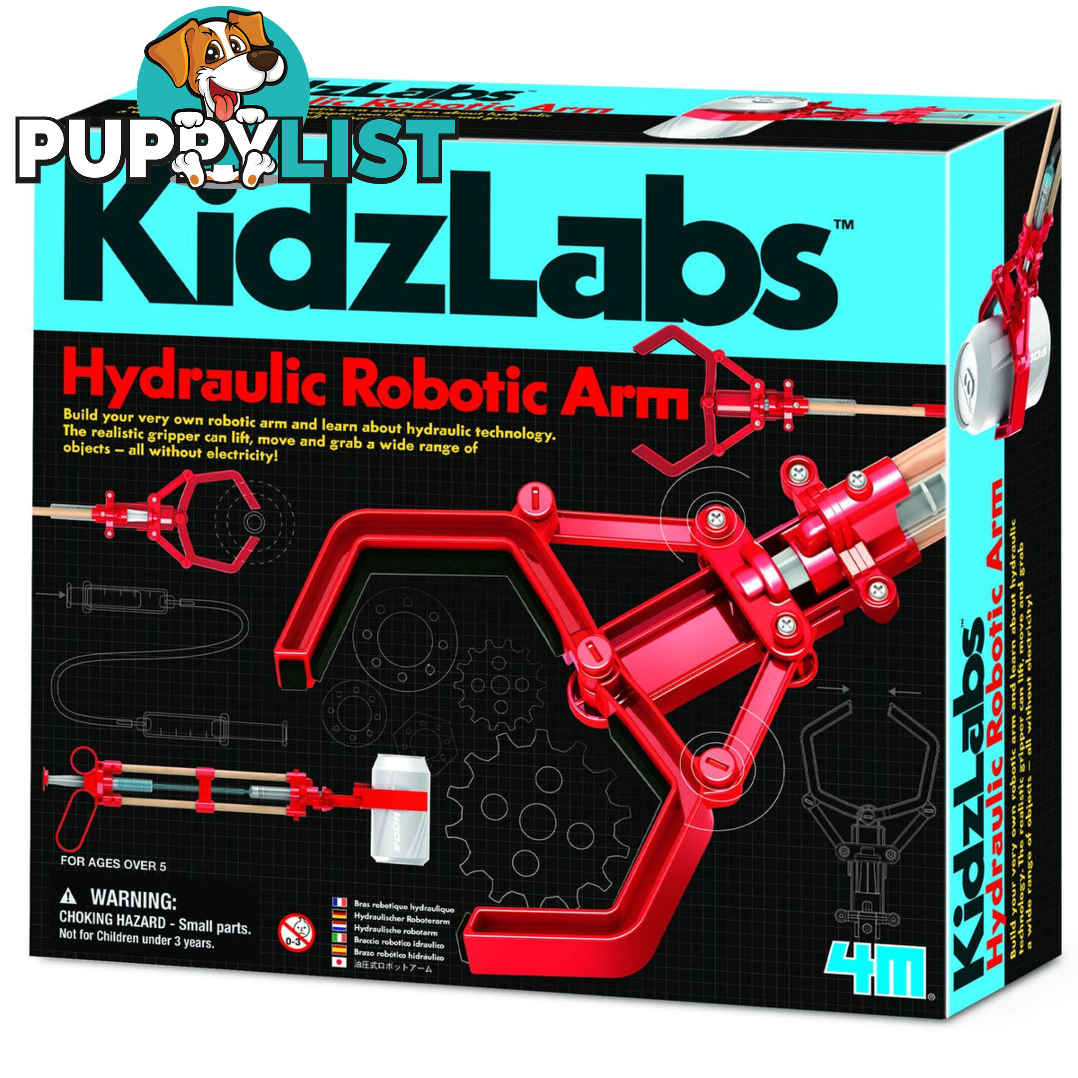 4m - Kidzlabs Hydraulic Robotic Arm Jpfsg3414 - 4893156034144