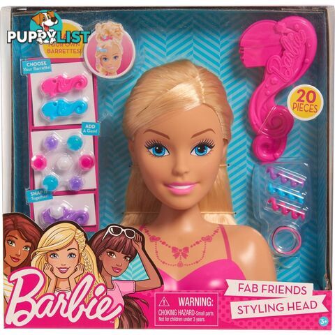 Barbie Doll Styling Head Blonde Bj62535 - 886144625381