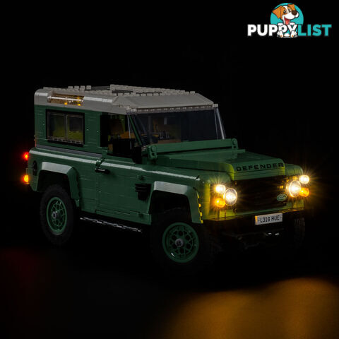 Light Kit For LEGO Land Rover Classic Defender 90 10317 - Light My Bricks - Lb72668409506 - 726684095063