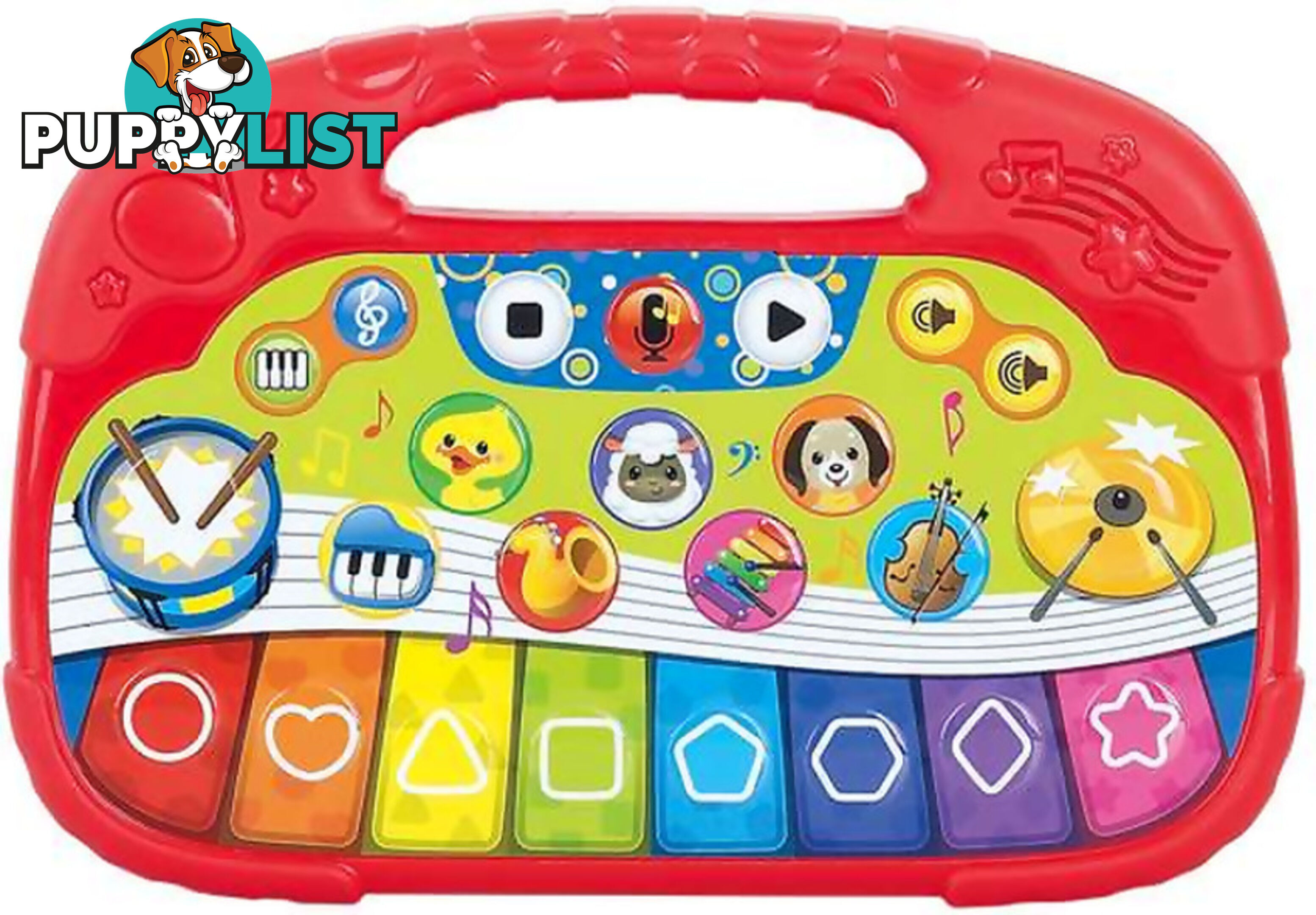 Playgo Toys Ent. Ltd. - Animal Orchestra Keyboard - Art66131 - 4892401013507