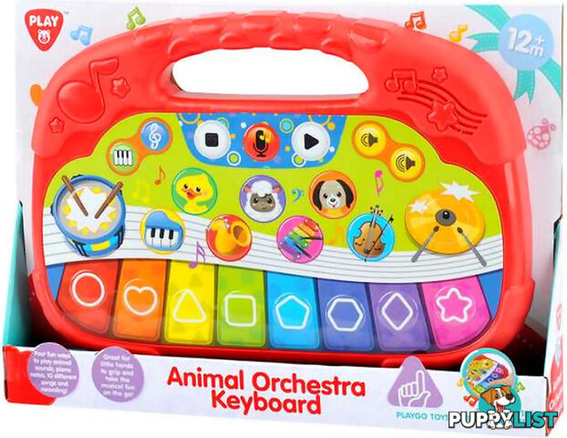 Playgo Toys Ent. Ltd. - Animal Orchestra Keyboard - Art66131 - 4892401013507