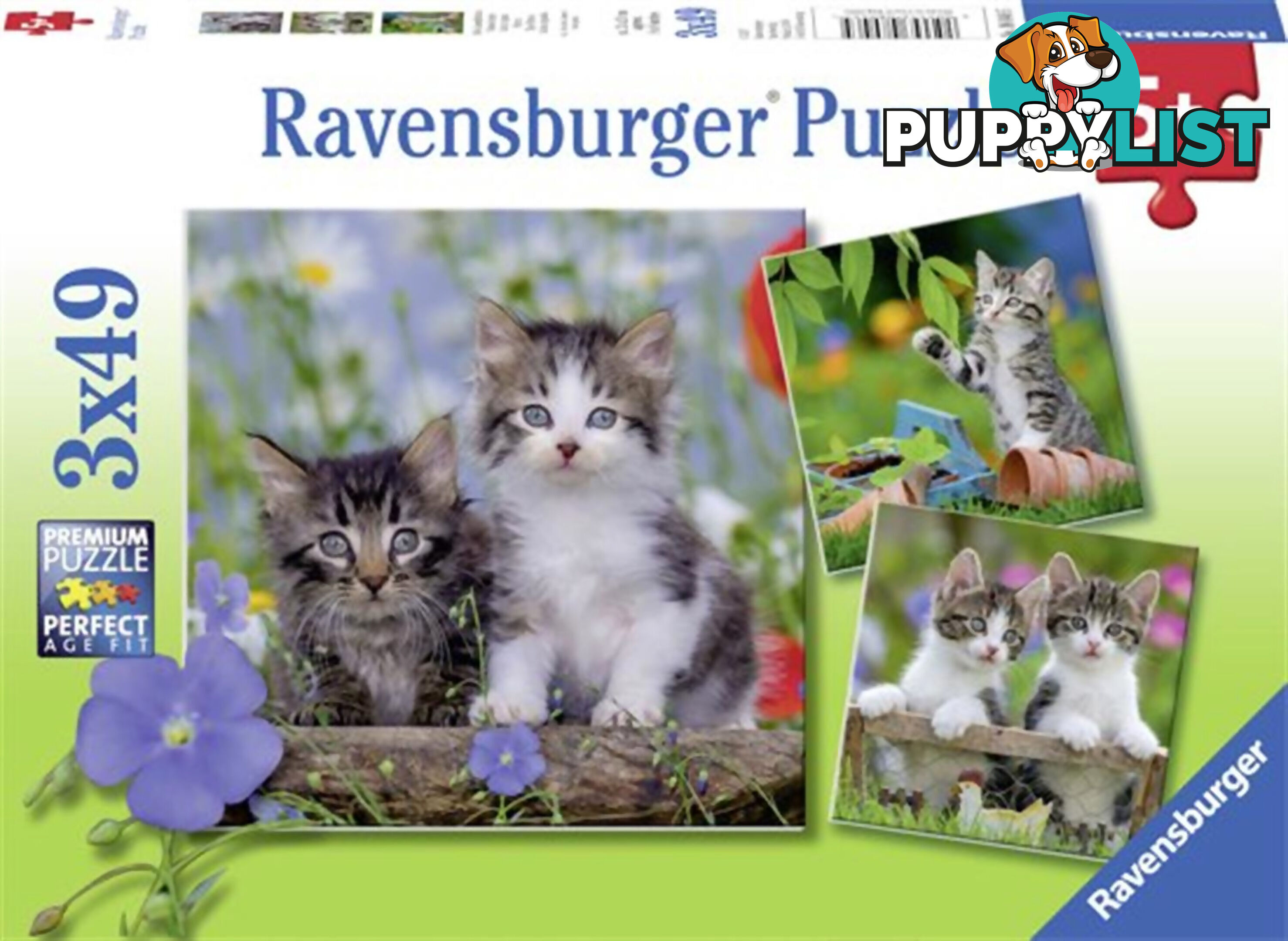 Ravensburger - Kittens Jigsaw Puzzle 3 X 49pc - Mdrb080465 - 4005556080465