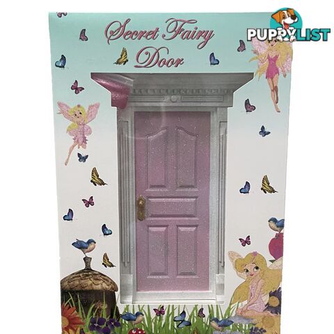 Cotton Candy -  Light Pink Glitter Secret Fairy Door - Ccfv104 - 9324641379280