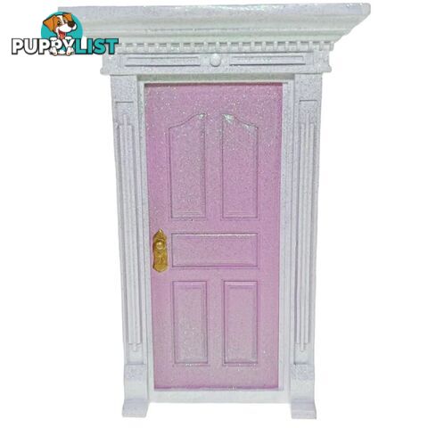 Cotton Candy -  Light Pink Glitter Secret Fairy Door - Ccfv104 - 9324641379280