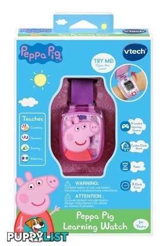 Peppa Pig - Learning Watch Vtech Tn80526000004 - 3417765260001