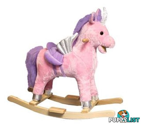 Pink Rocking Unicorn W/Sound - RD402K - 9314179004020