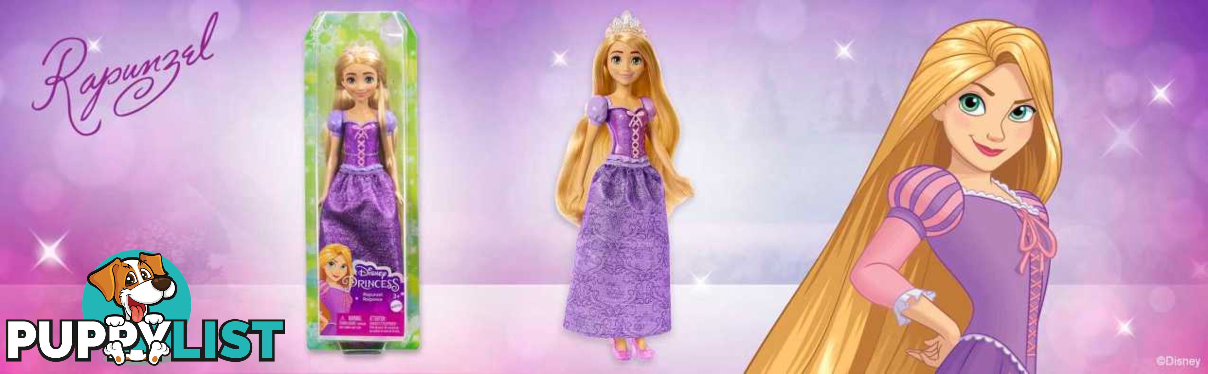 Disney Princess Rapunzel Fashion Doll And Accessories - New For 2023 - Mahlw03 - 194735120307