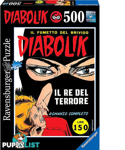 Ravensburger - Diabolik Comic 196 Jigsaw Puzzle 500pc - Mdrb17176 - 4005556171767