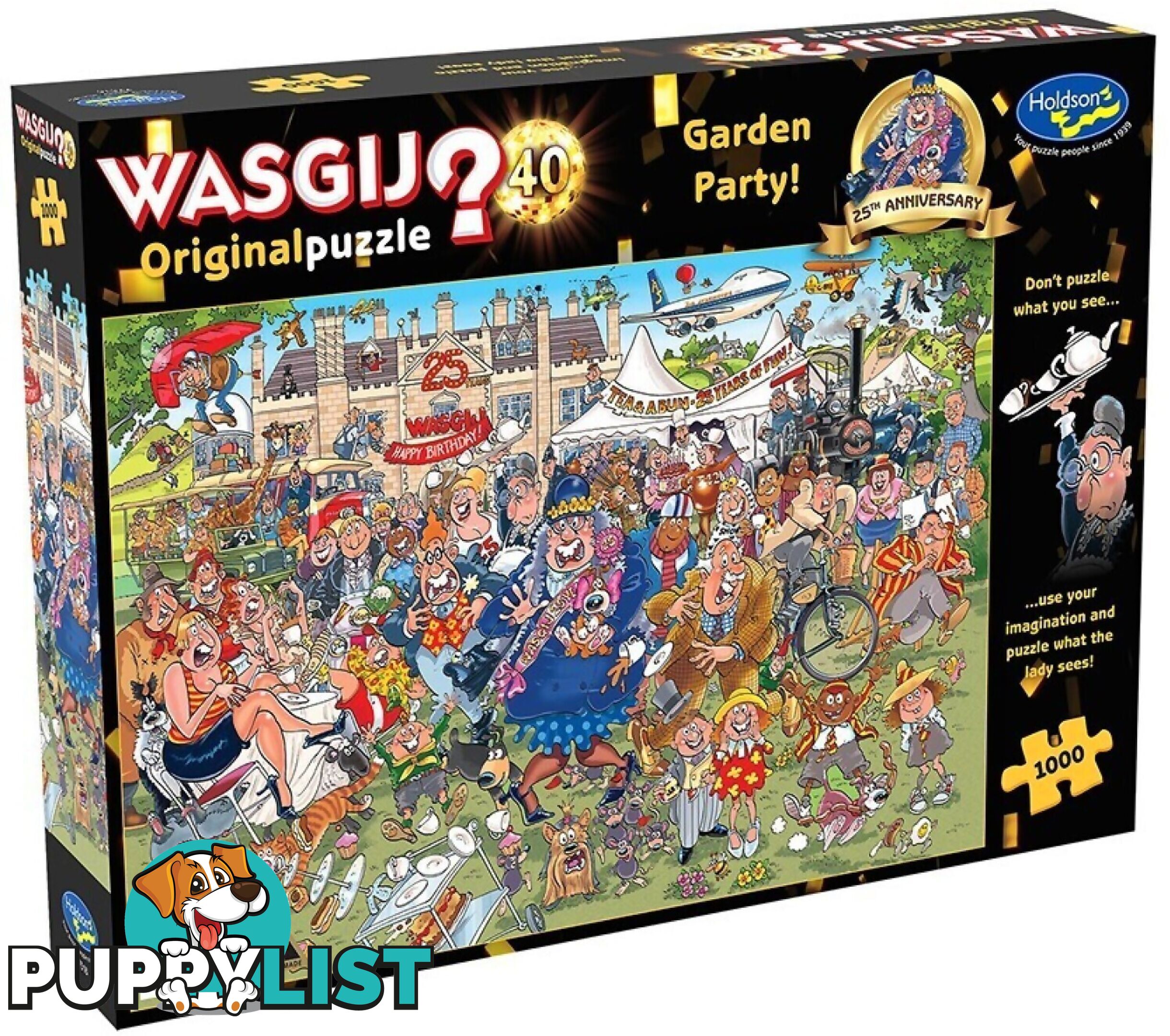 Wasgij - Original 40 - Garden Party Holdson Jigsaw Puzzle 1000 Piece - Jdhol775163 - 9414131775163