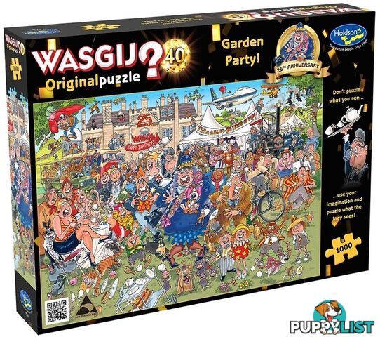 Wasgij - Original 40 - Garden Party Holdson Jigsaw Puzzle 1000 Piece - Jdhol775163 - 9414131775163