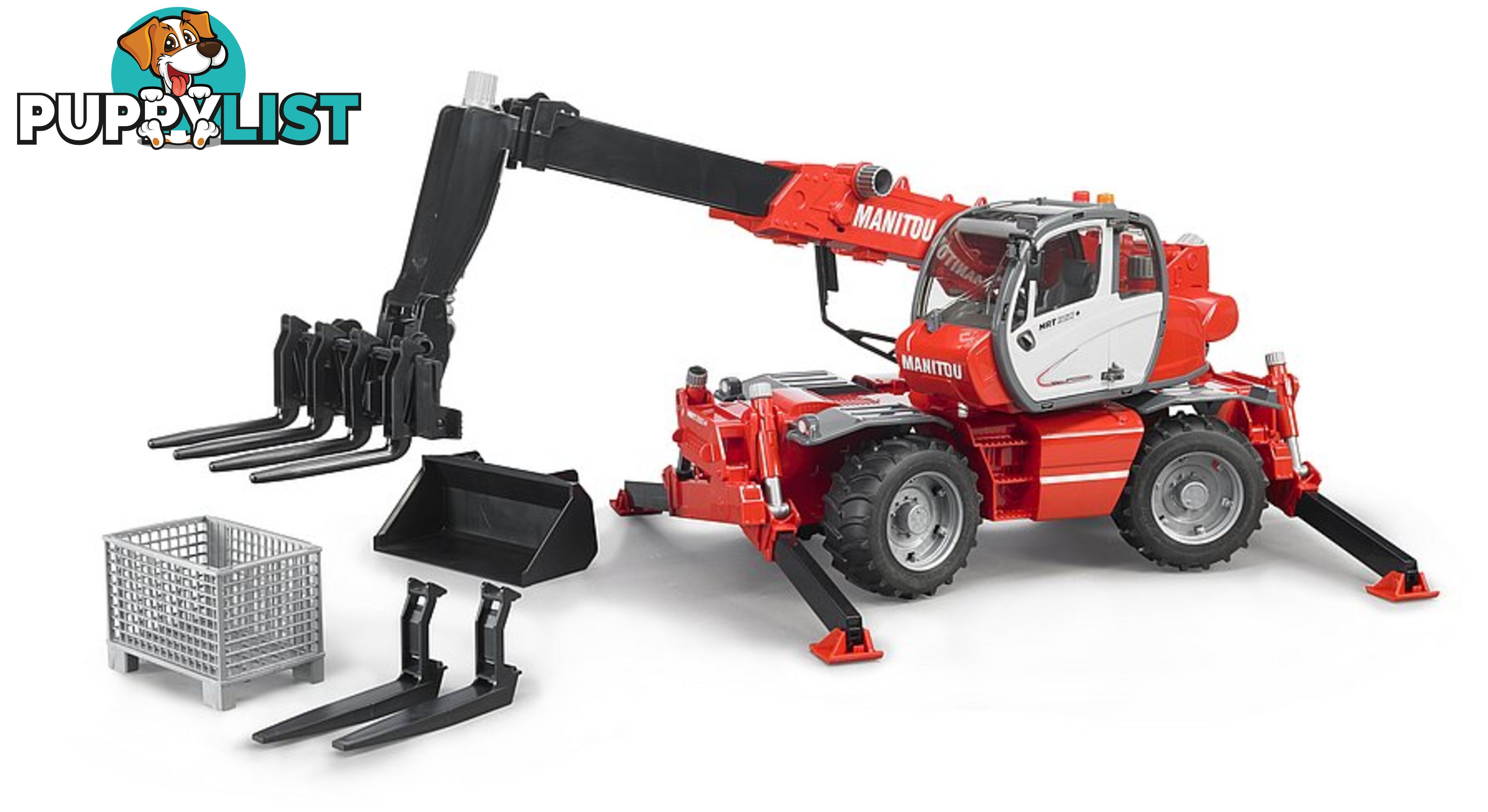 Bruder Manitou Telehandler Mrt 2150 - Bruder Construction 02129 - 4001702021290