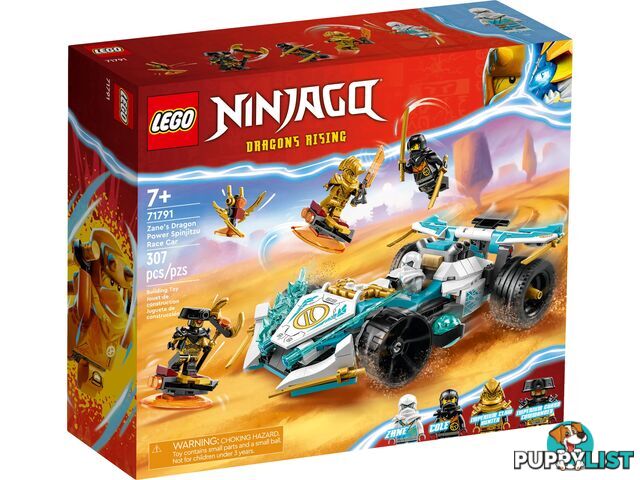 LEGO 71791 Zaneâ€™s Dragon Power Spinjitzu Race Car - Ninjago - 5702017413068