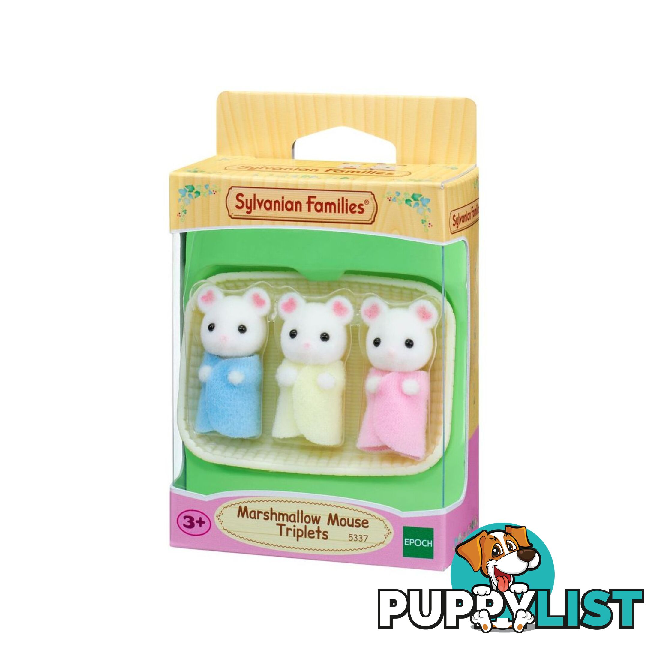 Sylvanian Families - Marshmallow Mouse Triplets Sf5337 - 5054131053379