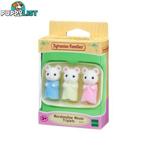 Sylvanian Families - Marshmallow Mouse Triplets Sf5337 - 5054131053379