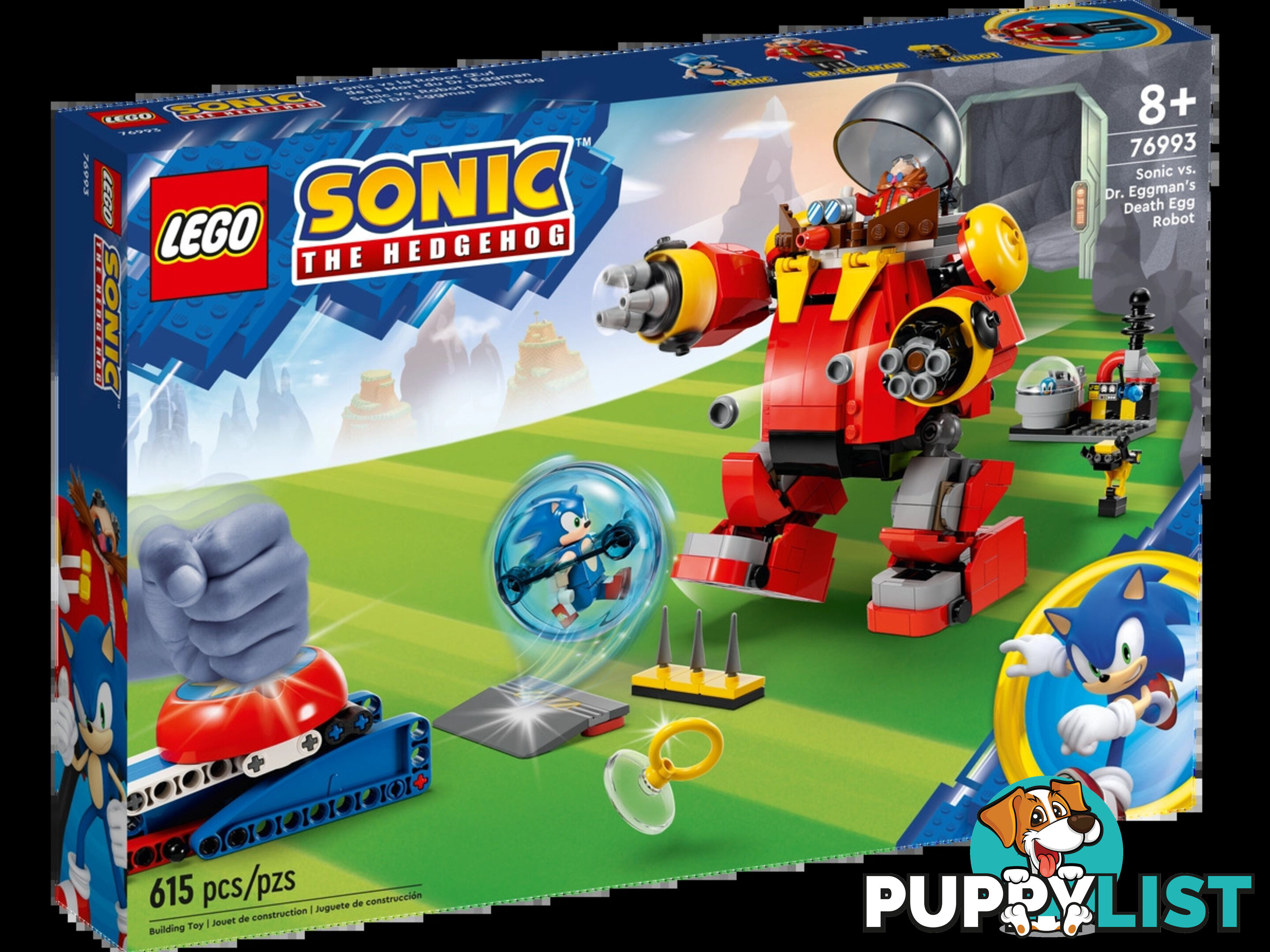 LEGO 76993 Sonic vs. Dr. Eggman's Death Egg Robot - Sonic the Hedgehog - 5702017419510