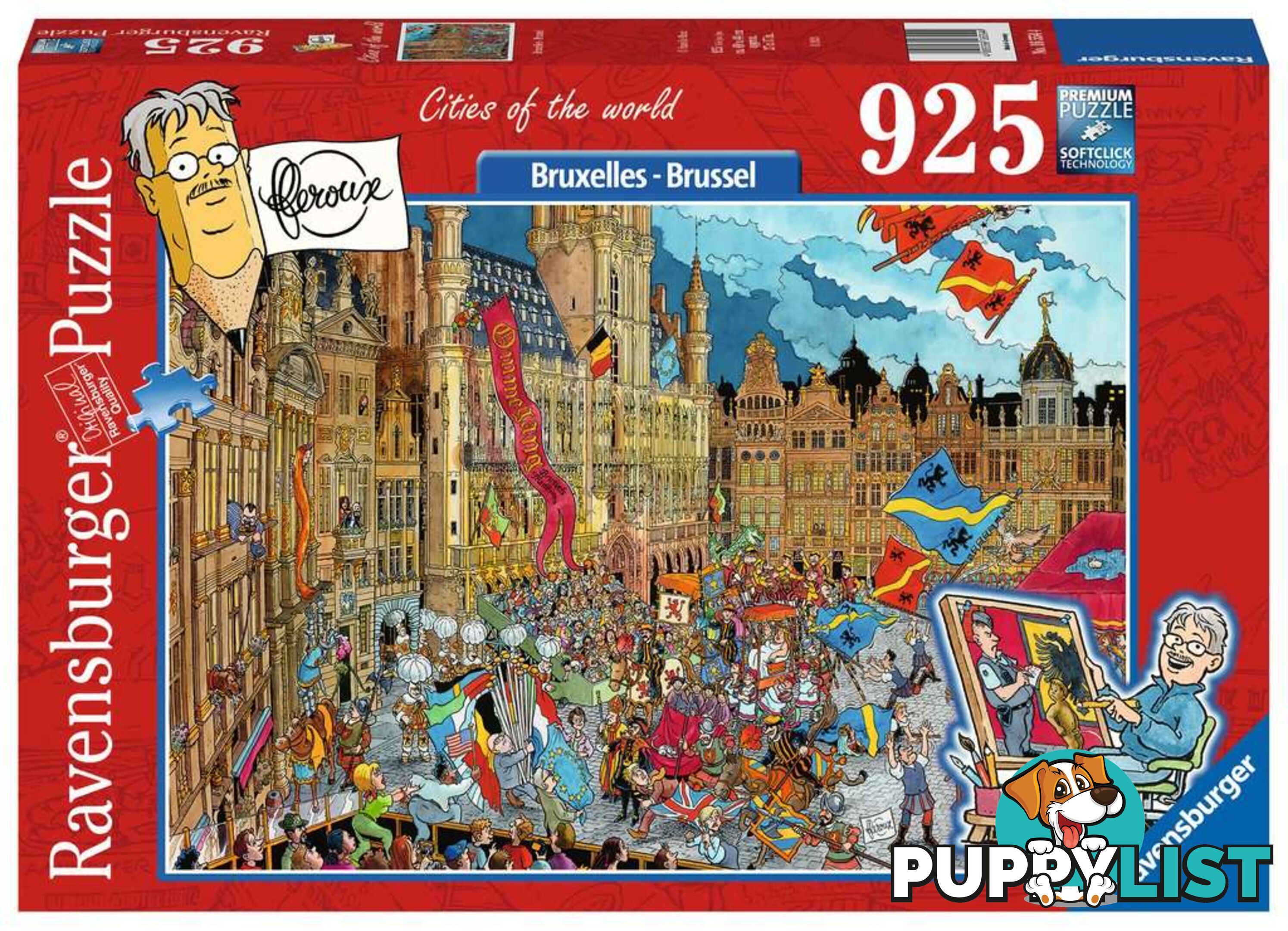 Ravensburger - Bruxelles - Brussel Jigsaw Puzzle 925pc Rb16554 - 4005556165544