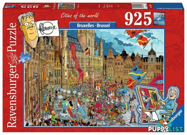 Ravensburger - Bruxelles - Brussel Jigsaw Puzzle 925pc Rb16554 - 4005556165544