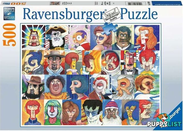 Ravensburger - Typefaces Jigsaw Puzzle 500pc - Mdrb16830 - 4005556168309