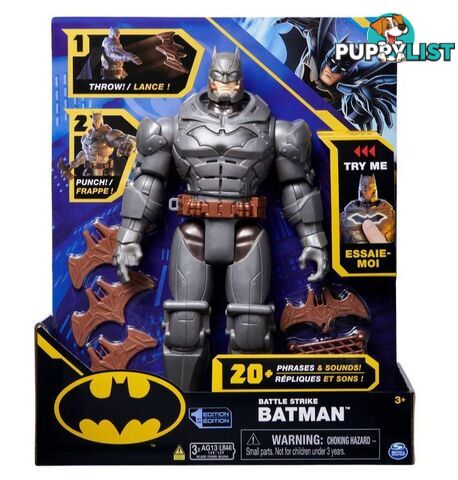 Batman Figure 12' Deluxe With Sound - Si6064831 - 778988343685