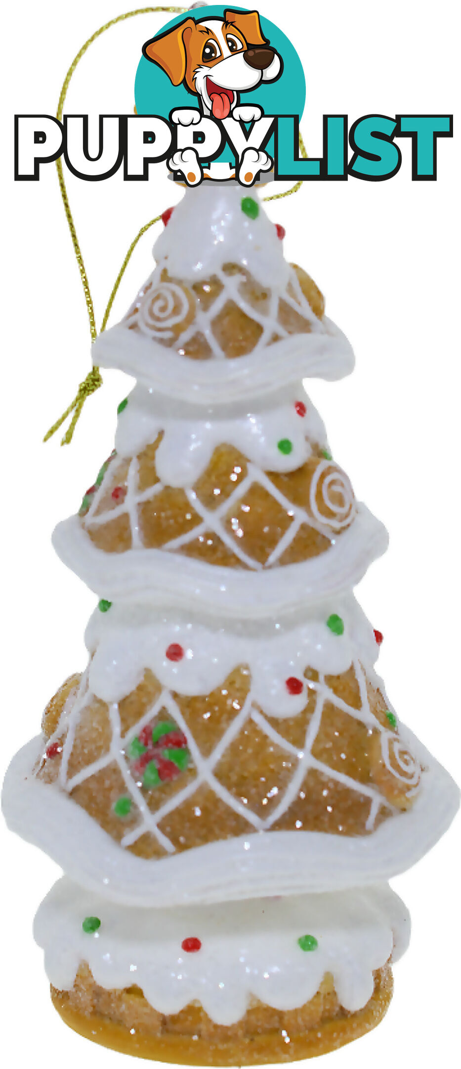 Cotton Candy - Xmas 15cm Frosted Gingerbread Tree - Ccxswt07 - 9353468019376