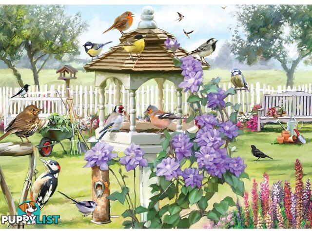 Holdson - Birds & The Bees - Bird Table - Jigsaw Puzzle 1000 Pieces - Jdhol775378 - 9414131775378