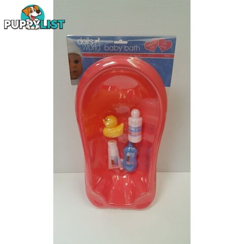 DollsWorld - Baby Bath With Accessories Art64389 - 5018621601501