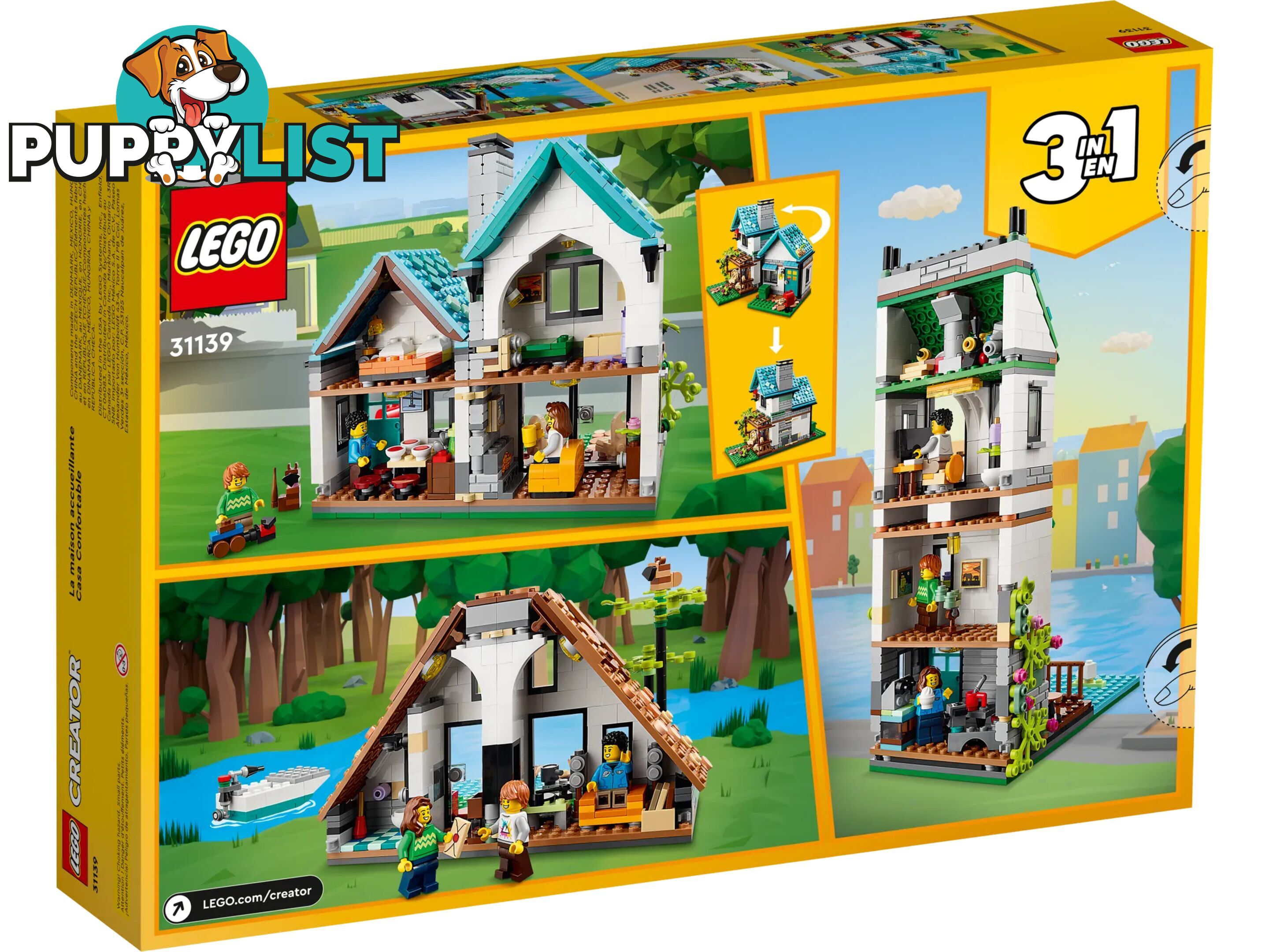 LEGO 31139 Cozy House - Creator 3in1 - 5702017415925