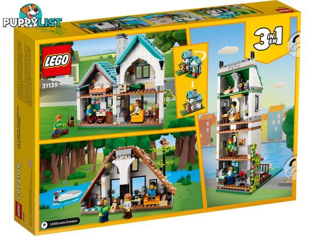 LEGO 31139 Cozy House - Creator 3in1 - 5702017415925