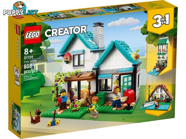 LEGO 31139 Cozy House - Creator 3in1 - 5702017415925