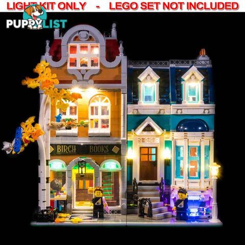 LIGHT KIT for LEGO Bookshop 10270 - Light My Bricks - 793591189772