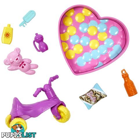 Barbie Skipper Babysitters Inc. Bounce House Playset With Dolls & Accessories - Mahhb67 - 194735062898