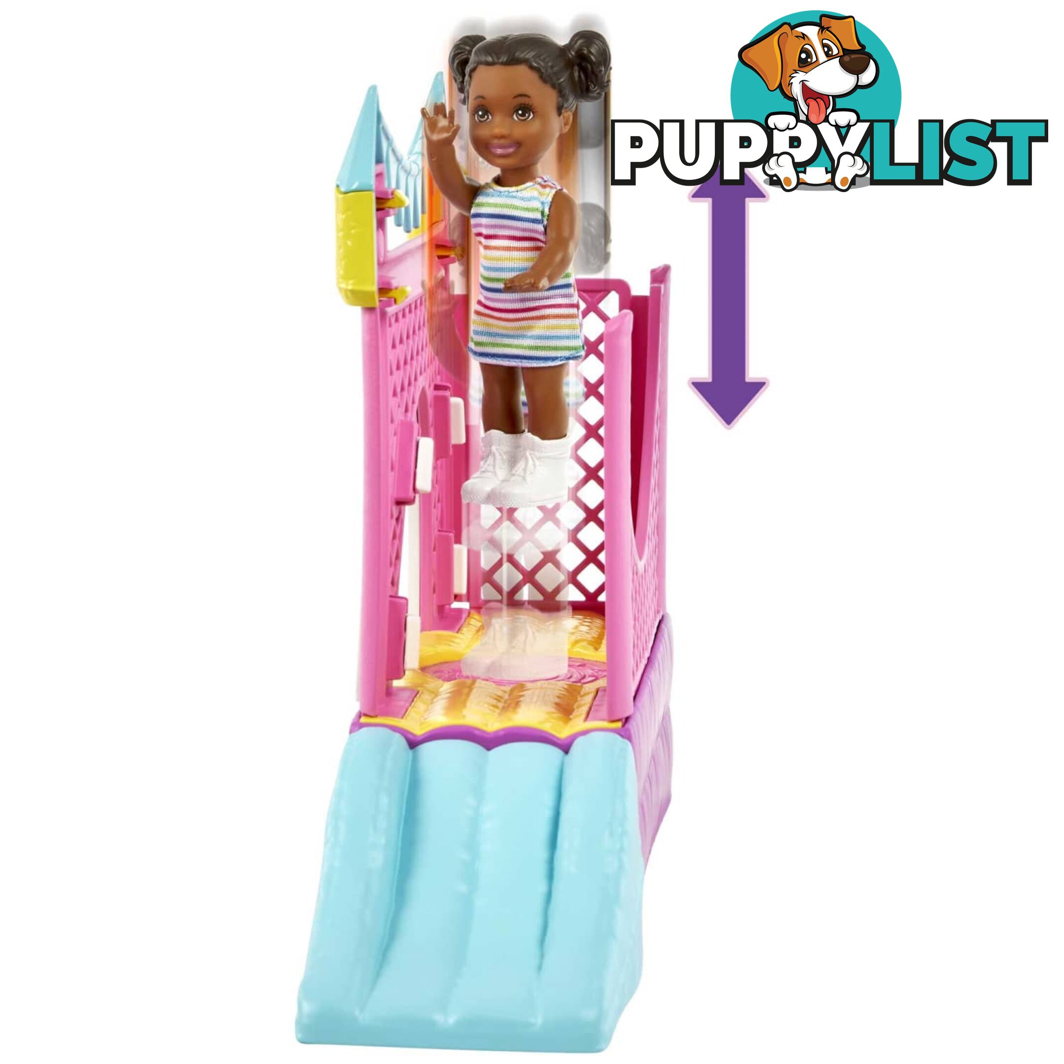 Barbie Skipper Babysitters Inc. Bounce House Playset With Dolls & Accessories - Mahhb67 - 194735062898