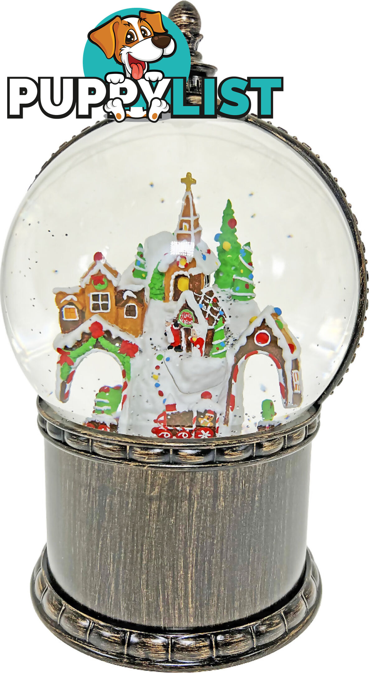 Cotton Candy - Xmas Snow Globe Gingerbread Village - Ccxacmot06a - 9353468020457