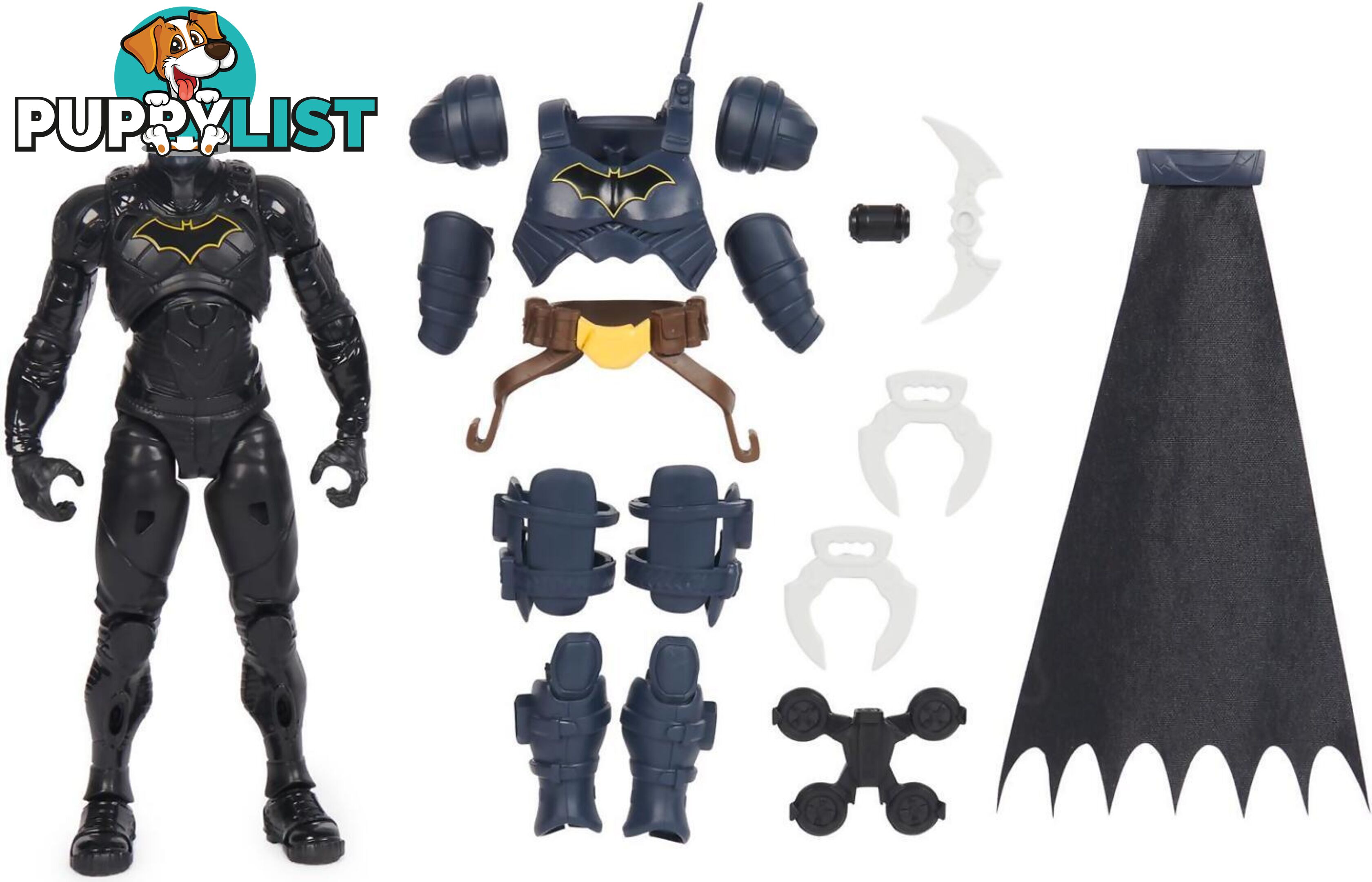 Dc Comics - 12'' Batman Adventures With 16 Armor Accessories - Si6067399 - 778988250761