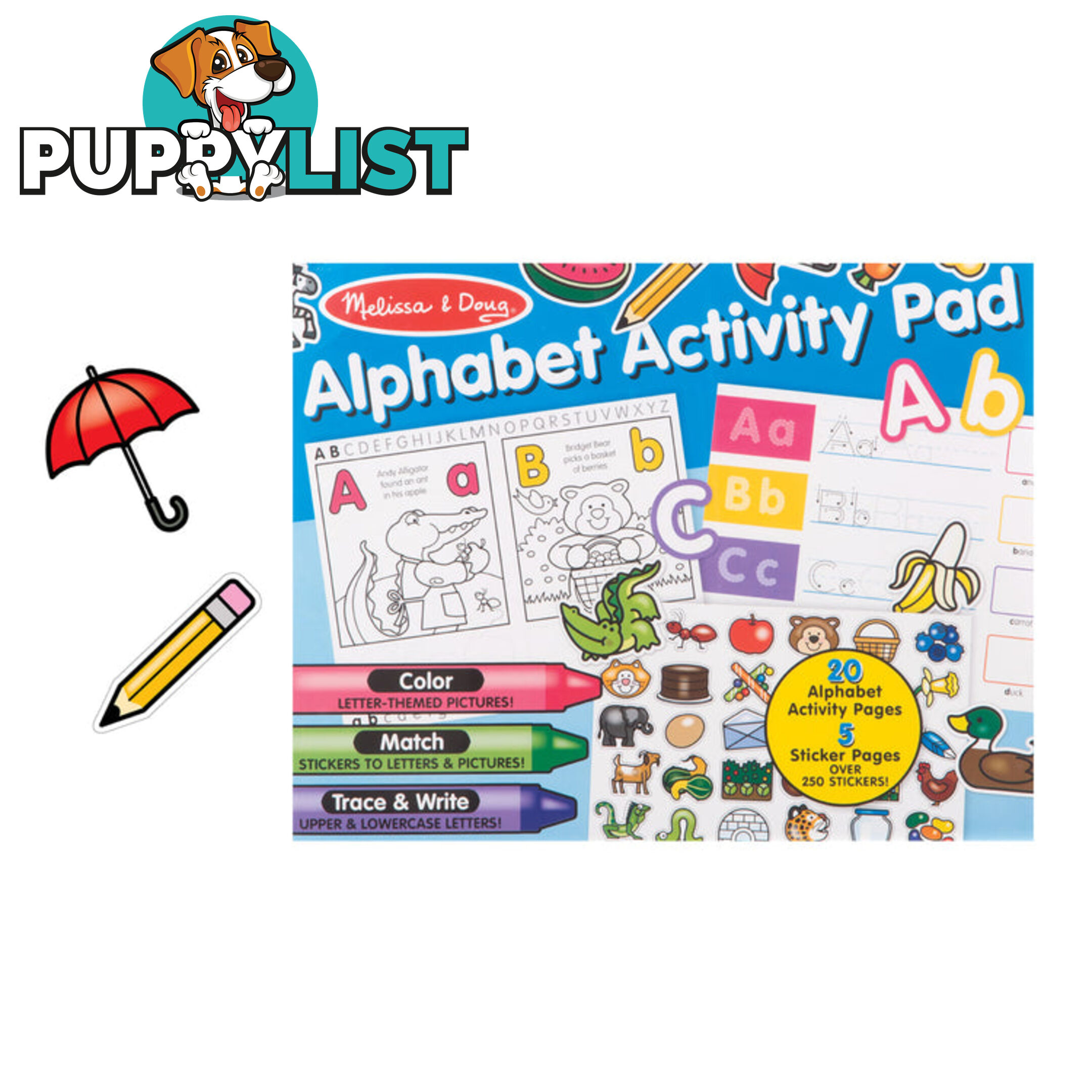 Melissa & Doug - Alphabet Activity Pad - Mdmnd8563 - 000772085632