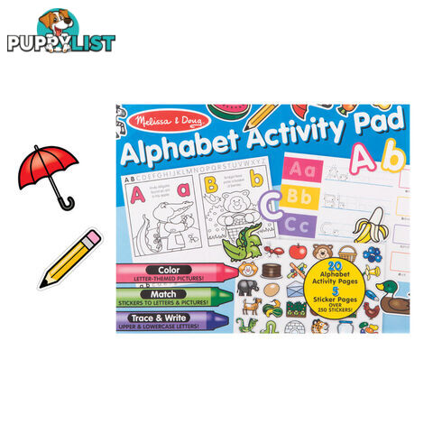 Melissa & Doug - Alphabet Activity Pad - Mdmnd8563 - 000772085632