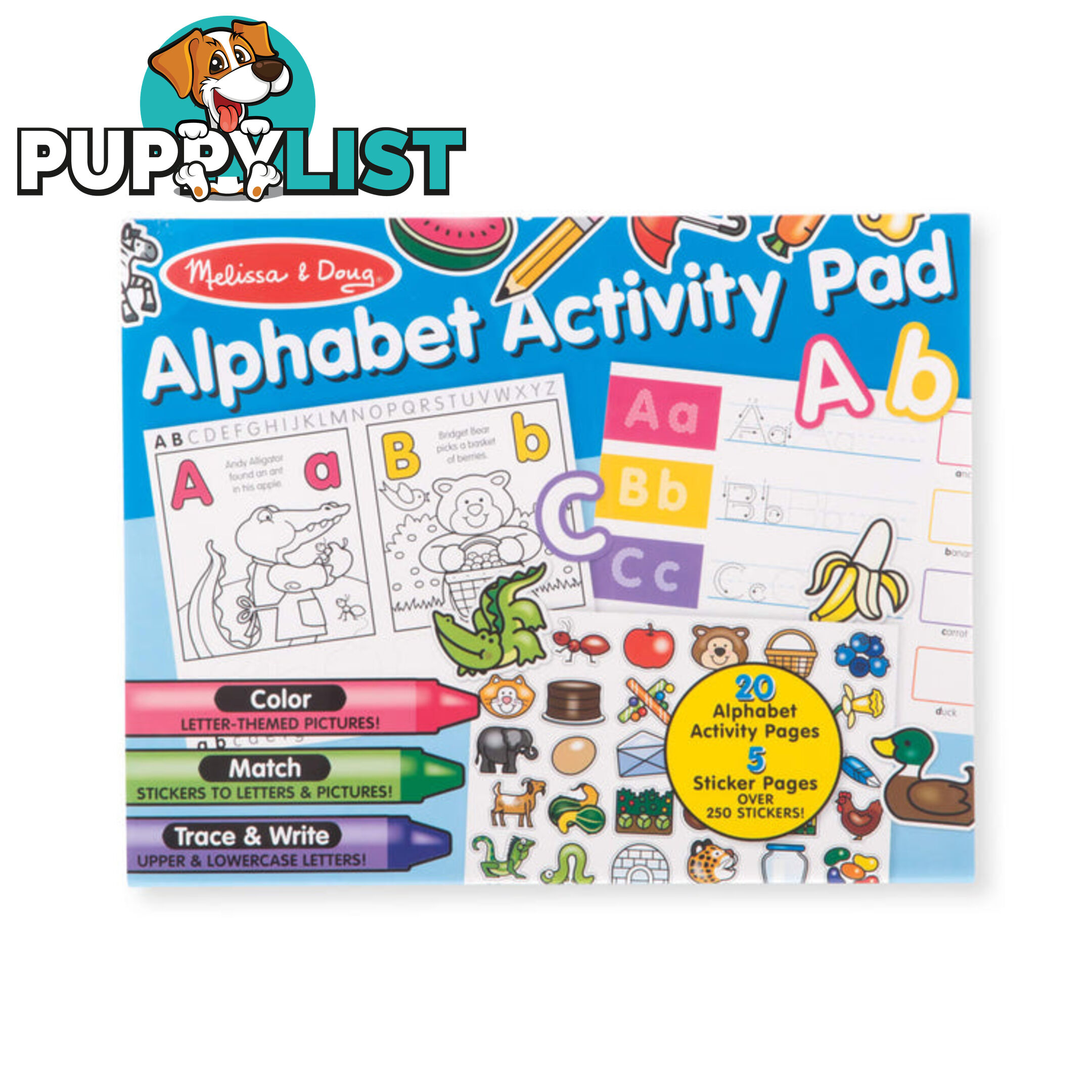 Melissa & Doug - Alphabet Activity Pad - Mdmnd8563 - 000772085632