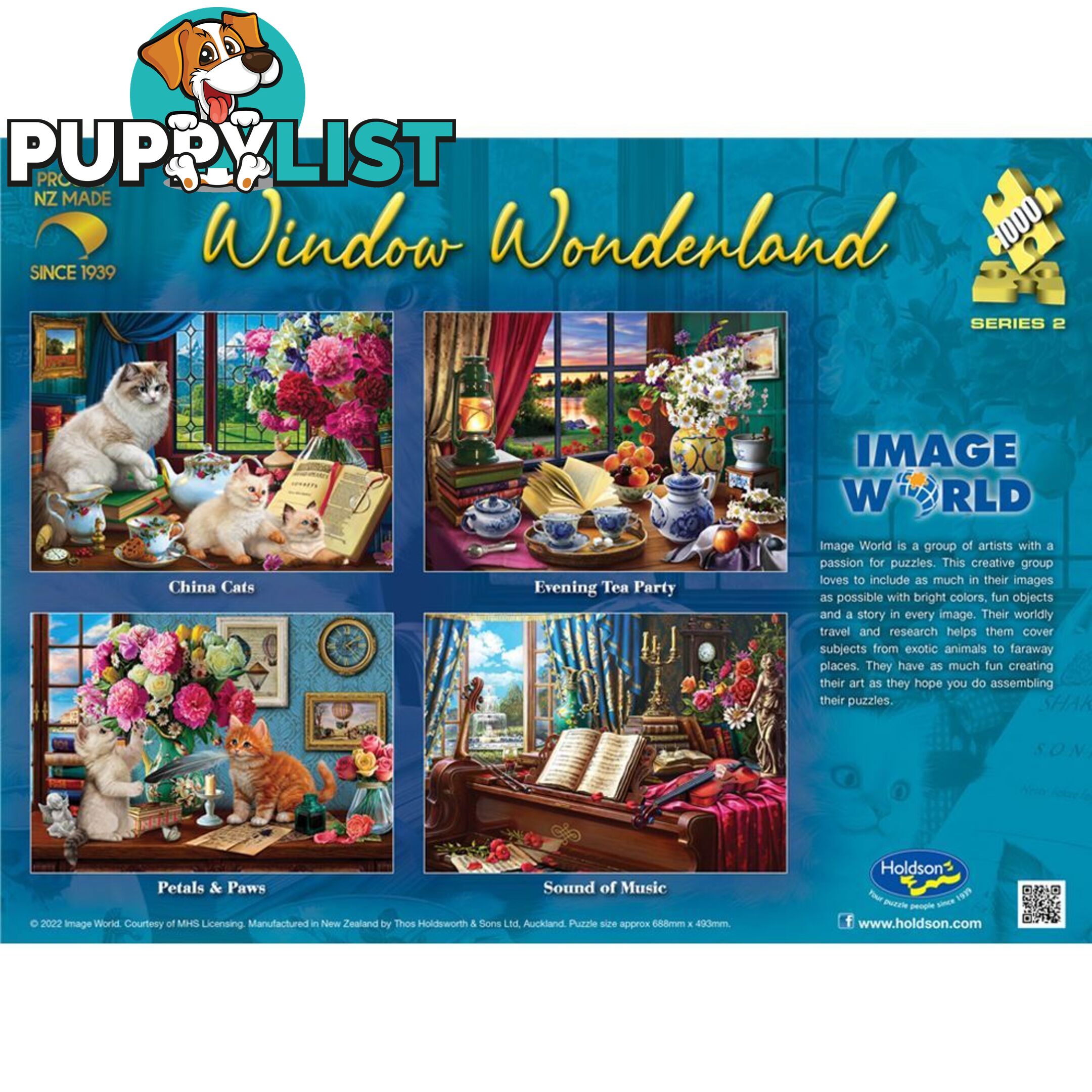 Holdson - Sound Of Music - Window Wonderland S2 Jigsaw Puzzle 1000 Pieces - Jdhol774555 - 9414131774555