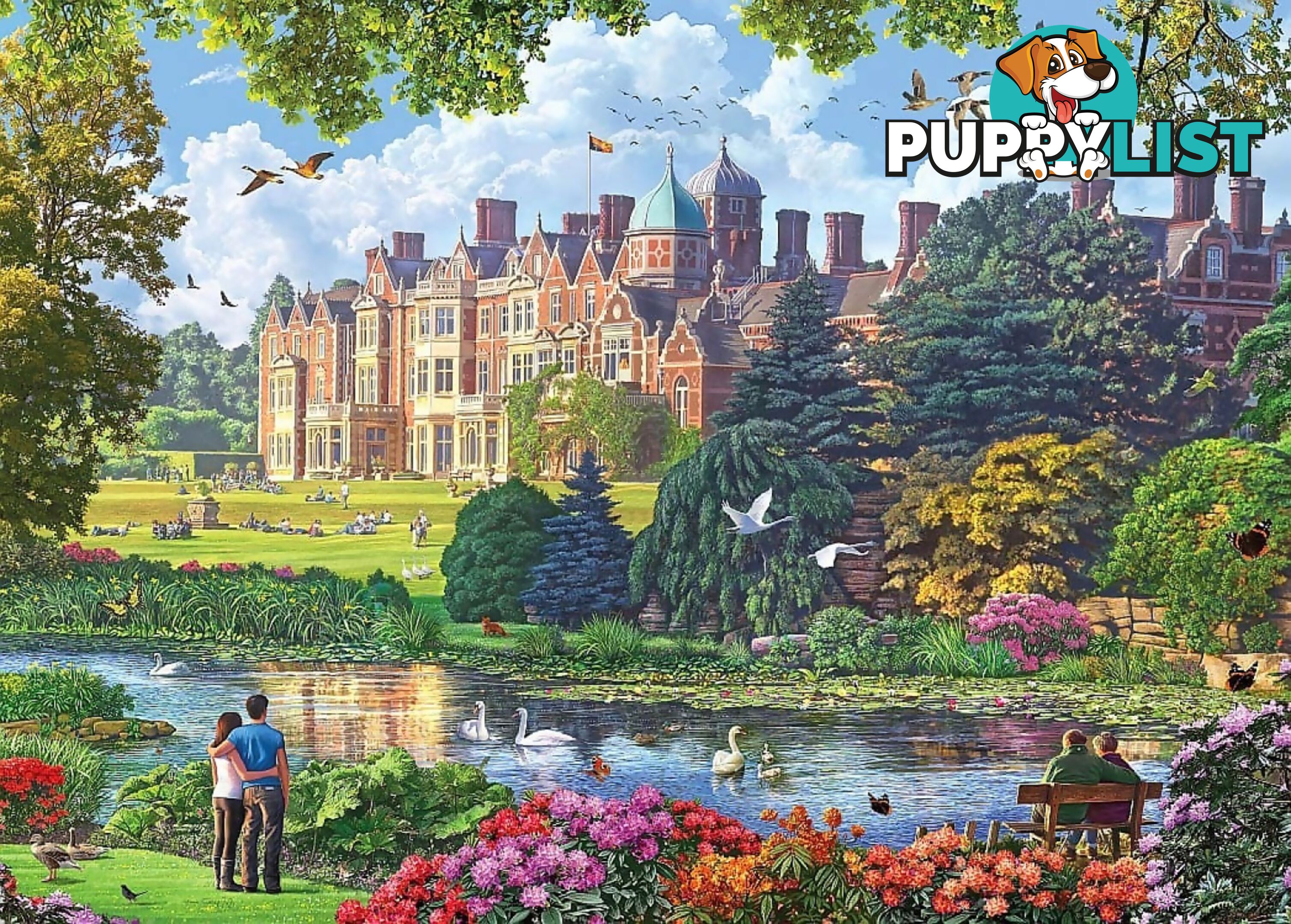 Holdson - Royal Residence Sandringham - Jigsaw Puzzle 1000 Pieces Jdhol774265 - 9414131774265