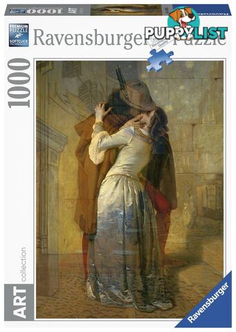 Ravensburger - Francesco Hayez The Kiss Jigsaw Puzzle 1000 Pieces - Mdrb15405 - 4005556154050