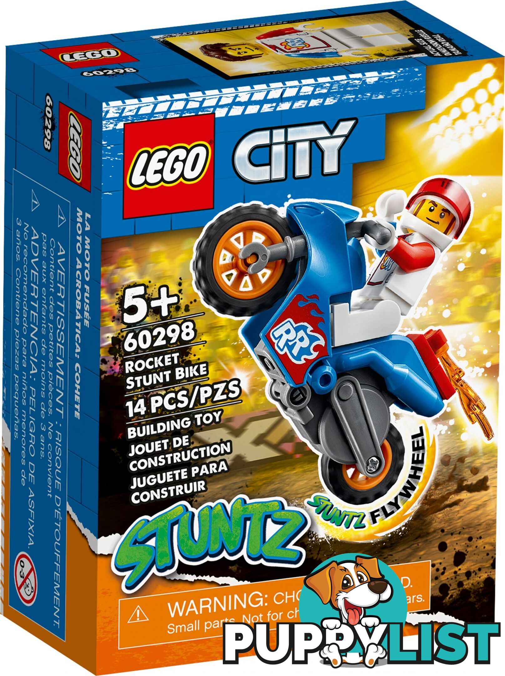 LEGO 60298 Rocket Stunt Bike - City Stuntz - 5702016911596