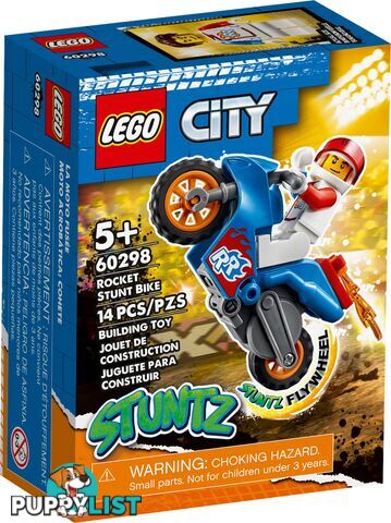 LEGO 60298 Rocket Stunt Bike - City Stuntz - 5702016911596