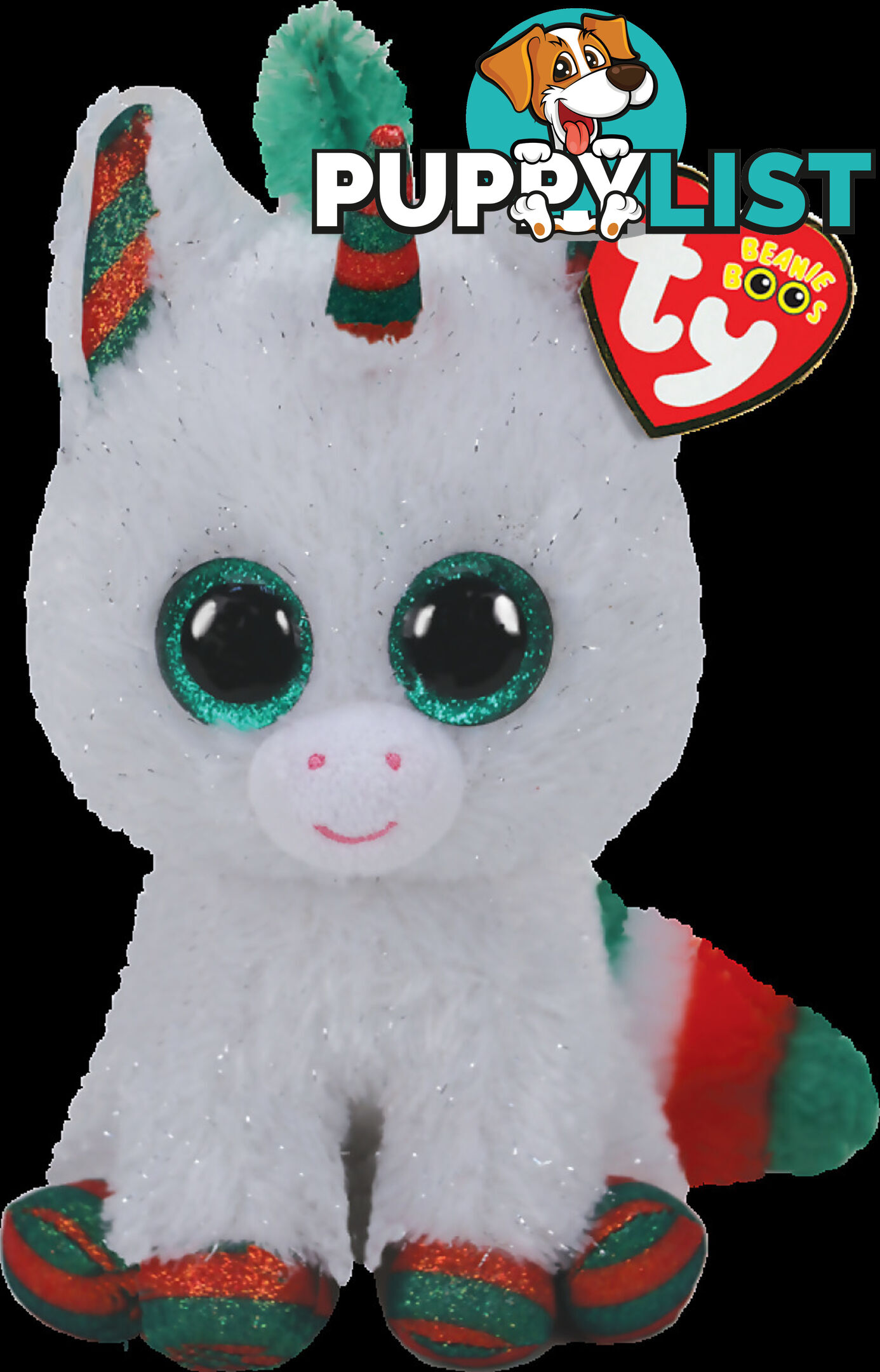 Ty - Beanie Boos - Xmas Unicorn Snowfall Small 15cm - Bg36238 - 008421362387