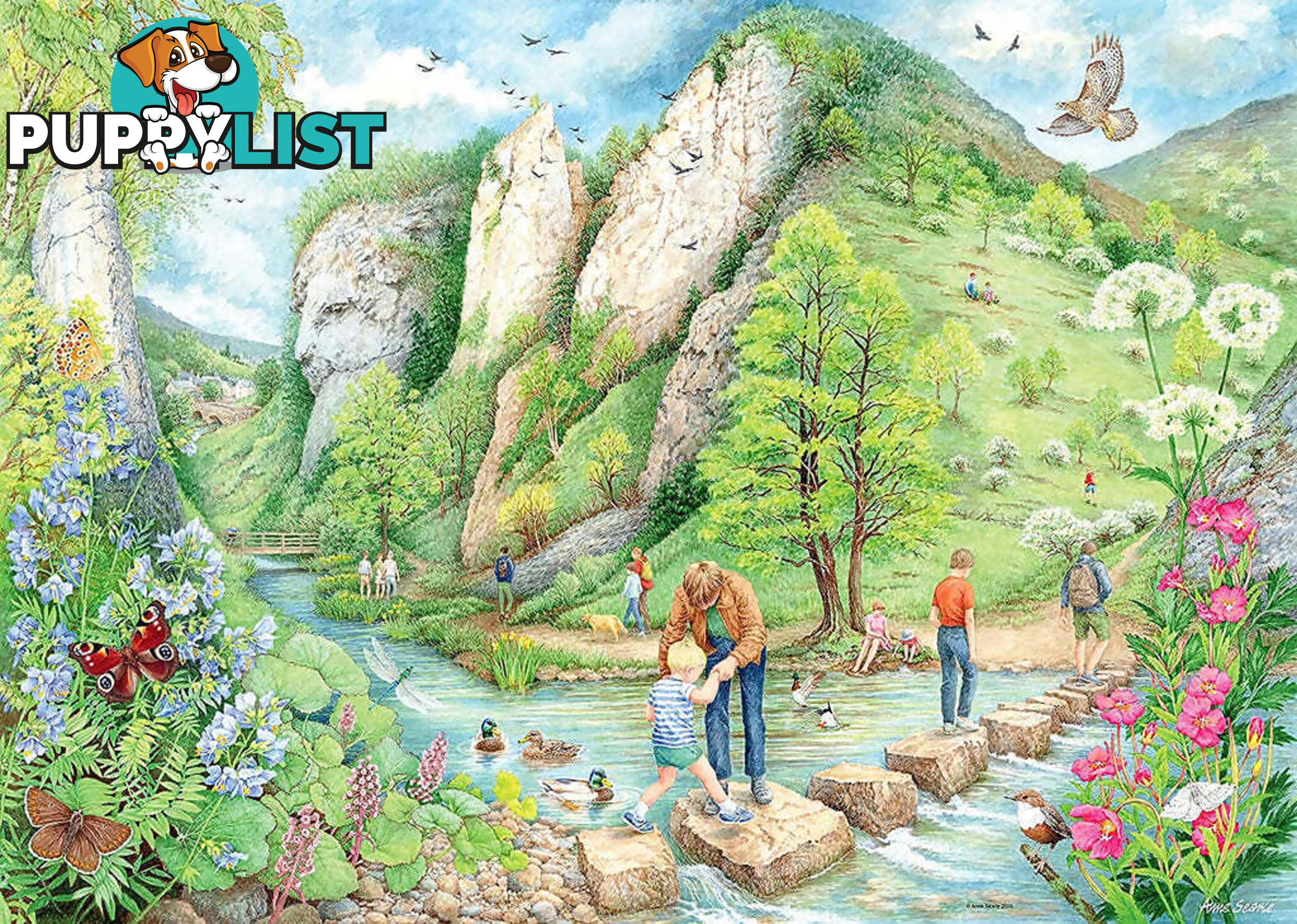 Ravensburger - Dovedale Walk World No 2 Jigsaw Puzzle 1000pc - Mdrb16979 - 4005556169795