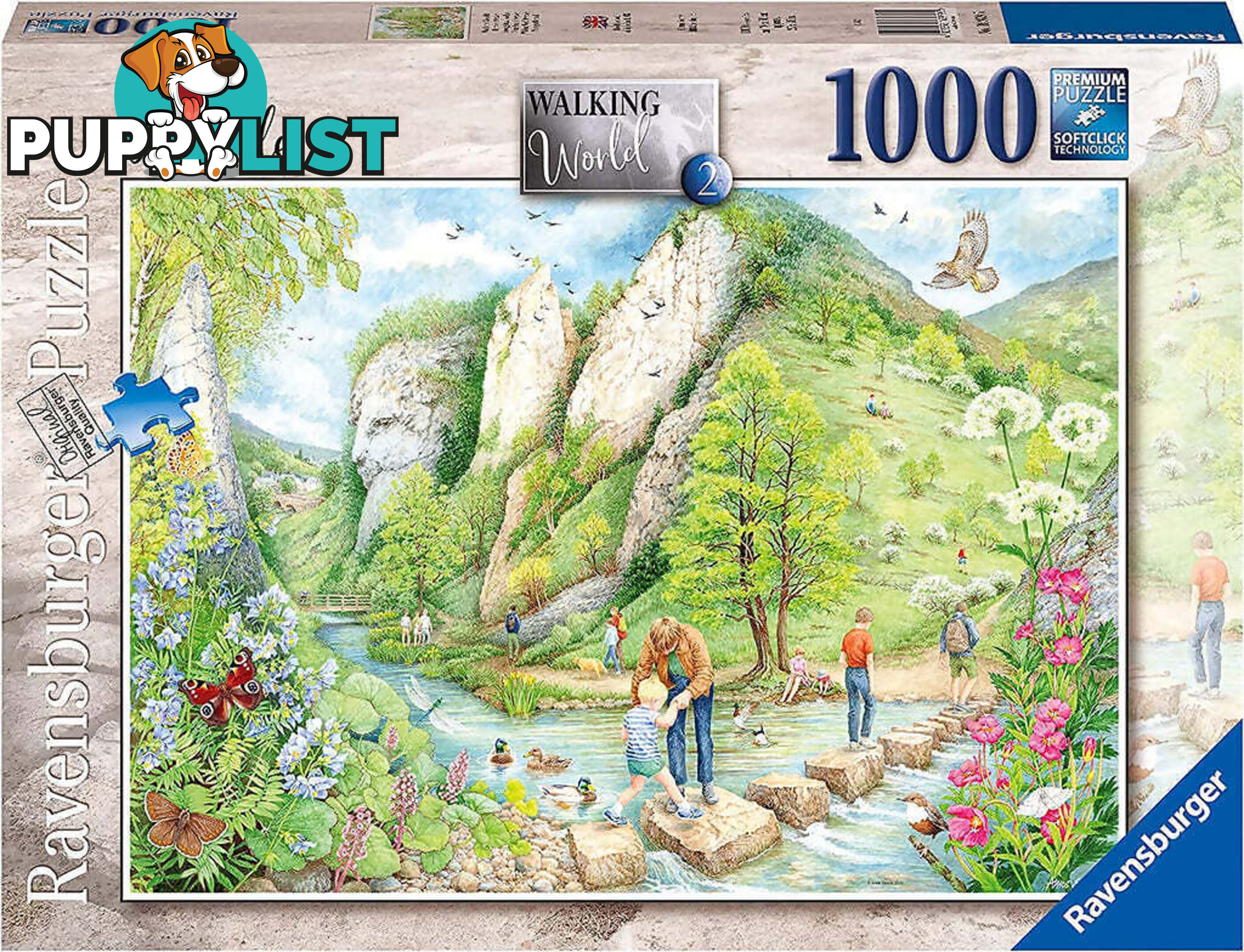 Ravensburger - Dovedale Walk World No 2 Jigsaw Puzzle 1000pc - Mdrb16979 - 4005556169795