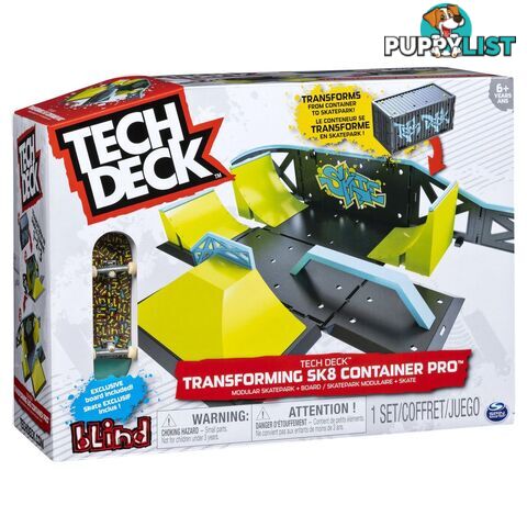 Tech Deck - Transforming Street Container Pro Si6035884 - 778988591727