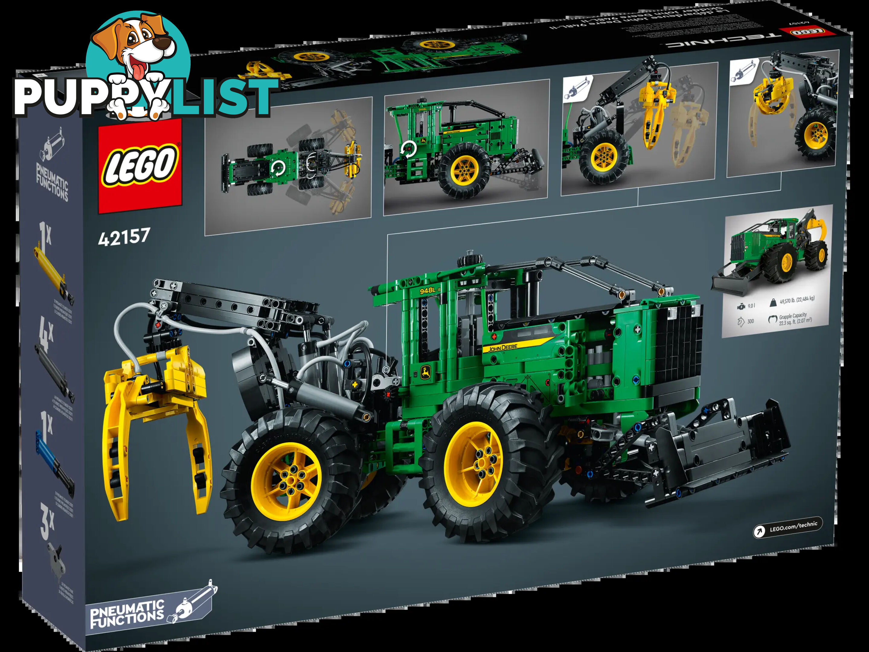 LEGO 42157 John Deere 948L-II Skidder - Technic - 5702017425177